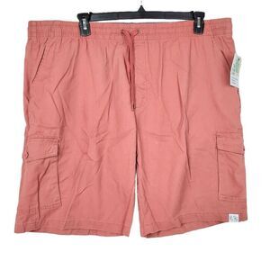 Sonoma Large Tall Cargo Dock Shorts Elastic Waist